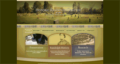 Desktop Screenshot of historicrandolphcemetery.org